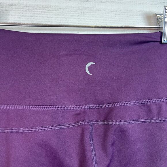 Ziya Active Purple Cropped Leggings Pants Workout Size 4 - Picture 6 of 10